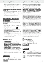 Preview for 11 page of Parkside 73359 Operation And Safety Notes