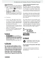 Preview for 11 page of Parkside 73782 Operation And Safety Notes