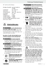 Preview for 7 page of Parkside 73784 Operation And Safety Notes