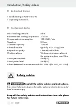 Предварительный просмотр 8 страницы Parkside 73787 Operation And Safety Notes