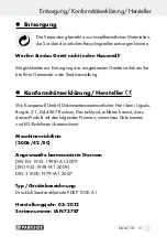 Preview for 51 page of Parkside 73787 Operation And Safety Notes