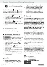 Предварительный просмотр 26 страницы Parkside 73866 Operation And Safety Notes