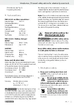 Предварительный просмотр 7 страницы Parkside 74287 Operation And Safety Notes