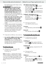 Preview for 10 page of Parkside 74287 Operation And Safety Notes