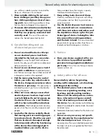 Предварительный просмотр 9 страницы Parkside 75273 Operation And Safety Notes