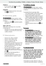 Preview for 47 page of Parkside 75637 Operation And Safety Notes