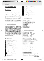 Предварительный просмотр 16 страницы Parkside 79416 Operation And Safety Notes