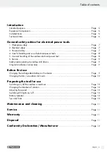 Предварительный просмотр 5 страницы Parkside 85563 Operation And Safety Notes