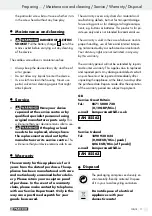 Предварительный просмотр 11 страницы Parkside 85563 Operation And Safety Notes