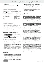 Preview for 43 page of Parkside 85563 Operation And Safety Notes