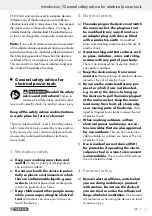 Preview for 7 page of Parkside 86736 Operation And Safety Notes