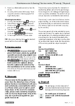 Preview for 11 page of Parkside 87779 Operation And Safety Notes