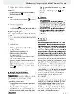 Предварительный просмотр 29 страницы Parkside 88933 Operation And Safety Notes