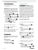 Предварительный просмотр 38 страницы Parkside 88933 Operation And Safety Notes