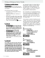 Предварительный просмотр 50 страницы Parkside 88933 Operation And Safety Notes