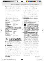 Preview for 47 page of Parkside 89068 Operation And Safety Notes Translation Of Original Operation Manual