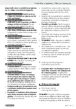 Предварительный просмотр 25 страницы Parkside 89565 Operation And Safety Notes