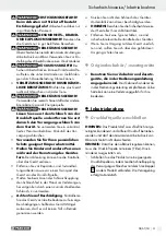 Предварительный просмотр 31 страницы Parkside 89565 Operation And Safety Notes