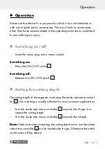 Preview for 13 page of Parkside 89587 Operation And Safety Notes