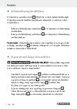 Preview for 44 page of Parkside 89587 Operation And Safety Notes