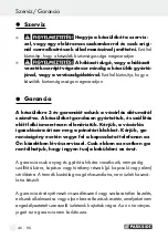 Preview for 46 page of Parkside 89587 Operation And Safety Notes