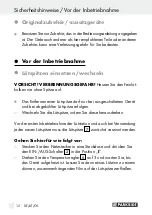 Preview for 12 page of Parkside 90575 Operation And Safety Notes