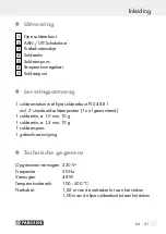 Предварительный просмотр 21 страницы Parkside 90575 Operation And Safety Notes