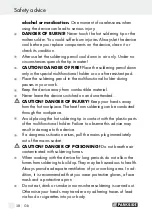 Предварительный просмотр 38 страницы Parkside 90575 Operation And Safety Notes