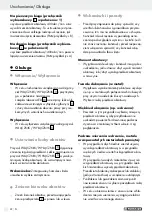 Предварительный просмотр 22 страницы Parkside 90877 Operation And Safety Notes