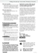 Предварительный просмотр 23 страницы Parkside 90877 Operation And Safety Notes