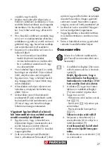 Preview for 27 page of Parkside 93477 Translation Of Original Operation Manual