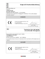 Preview for 21 page of Parkside 93486 Translation Of Original Operation Manual