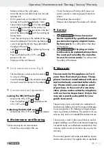 Preview for 11 page of Parkside 93497 Operation And Safety Notes Translation Of Original Operation Manual