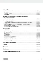 Предварительный просмотр 25 страницы Parkside 93528 Operation And Safety Notes