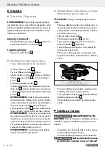 Предварительный просмотр 42 страницы Parkside 93548 Operation And Safety Notes