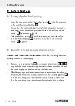 Предварительный просмотр 12 страницы Parkside 96233 Operation And Safety Notes