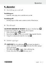 Preview for 13 page of Parkside 96233 Operation And Safety Notes