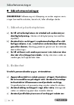 Предварительный просмотр 34 страницы Parkside 96233 Operation And Safety Notes