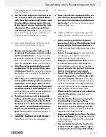 Предварительный просмотр 9 страницы Parkside 96269 Operation And Safety Notes