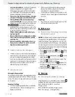 Preview for 10 page of Parkside 96269 Operation And Safety Notes