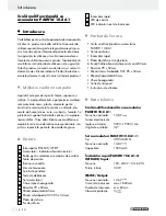 Предварительный просмотр 16 страницы Parkside 96269 Operation And Safety Notes