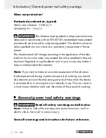 Preview for 8 page of Parkside 96760 Operation And Safety Notes