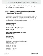 Preview for 32 page of Parkside 96760 Operation And Safety Notes