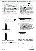 Preview for 8 page of Parkside 96896 Operation And Safety Notes