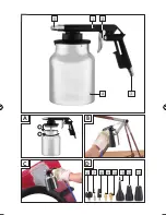 Предварительный просмотр 3 страницы Parkside AIR SANDBLASTING GUN Operation And Safety Notes