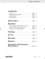 Предварительный просмотр 4 страницы Parkside AIR SANDBLASTING GUN Operation And Safety Notes