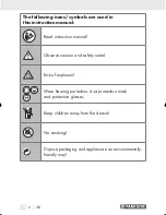 Предварительный просмотр 5 страницы Parkside AIR SANDBLASTING GUN Operation And Safety Notes