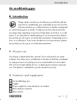 Предварительный просмотр 6 страницы Parkside AIR SANDBLASTING GUN Operation And Safety Notes