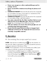 Предварительный просмотр 9 страницы Parkside AIR SANDBLASTING GUN Operation And Safety Notes