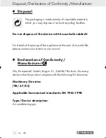 Предварительный просмотр 13 страницы Parkside AIR SANDBLASTING GUN Operation And Safety Notes